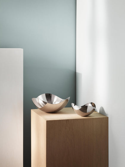 Westwing Fuente De Acero Inoxidable Con Forma Orgánica Bloom