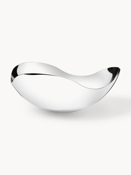 Westwing Fuente de acero inoxidable con forma orgánica Bloom