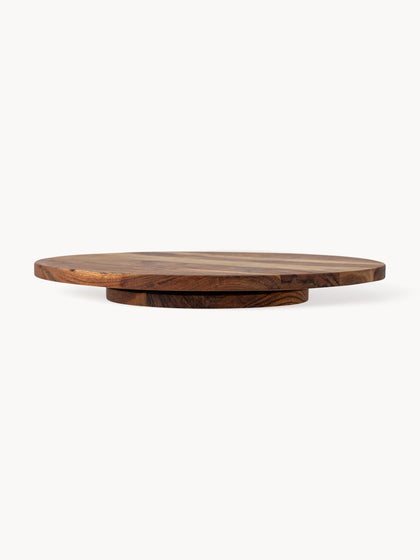 Westwing Fuente Giratoria De Madera De Acacia Elenor