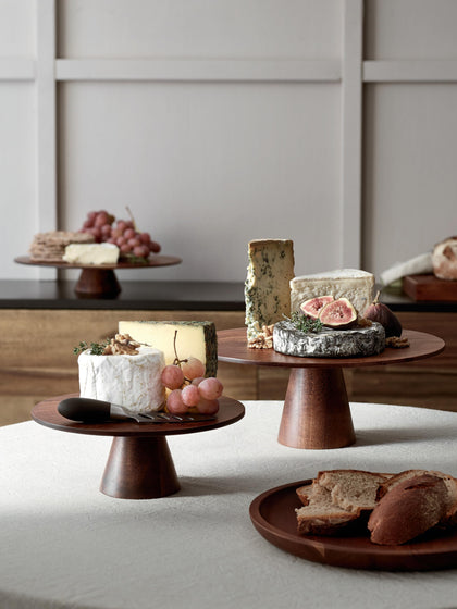 Westwing Fuente Para Postre De Madera De Acacia Wood Tamaños Diferentes