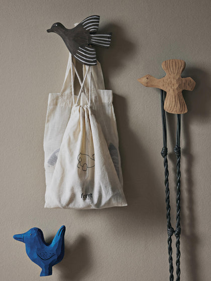 Westwing Gancho De Pared Artesanal De Madera De álamo Anton Aus Espenholz