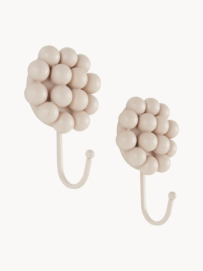 Westwing Ganchos De Pared De Porcelana Benevento 2 uds