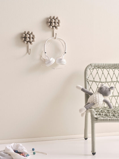 Westwing Ganchos De Pared De Porcelana Benevento 2 uds