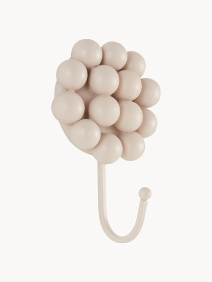 Westwing Ganchos de pared de porcelana Benevento 2 uds