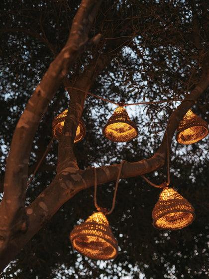 Westwing Guirnalda De Luces LED Solares De Yute Maro