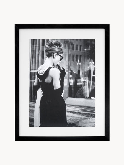 Westwing Impresión digital enmarcada Breakfast at Tiffany´s