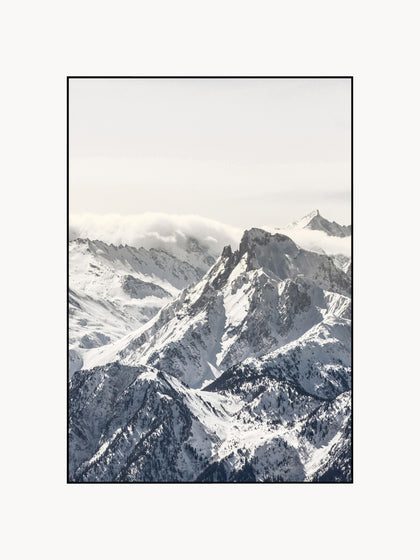 Westwing Impresión digital enmarcada White Mountain