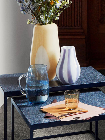 Westwing Jarra De Vidrio Soplado Artesanalmente Hammered 2 L