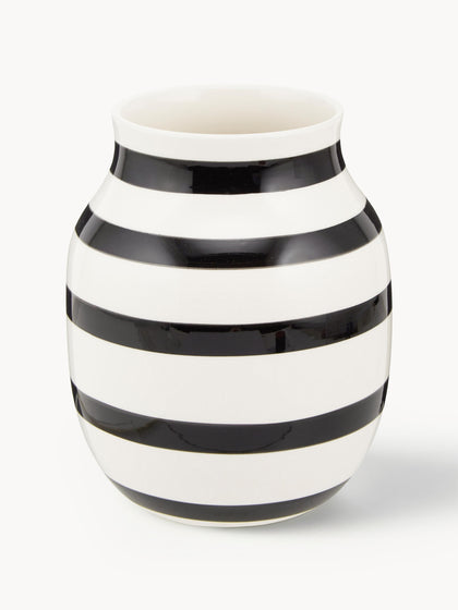 Westwing Jarrón artesanal de cerámica Omaggio 20 cm
