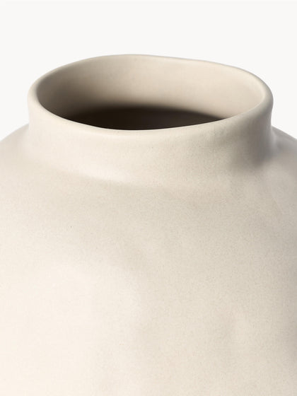 Westwing Jarrón Artesanal De Diseño De Gres Saki 32 Cm