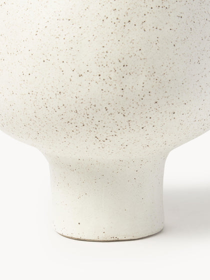 Westwing Jarrón Artesanal De Diseño De Gres Saki 32 Cm