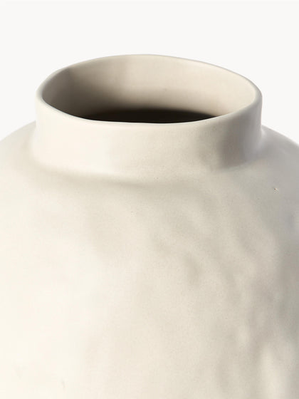 Westwing Jarrón Artesanal De Diseño De Gres Saki 40 Cm