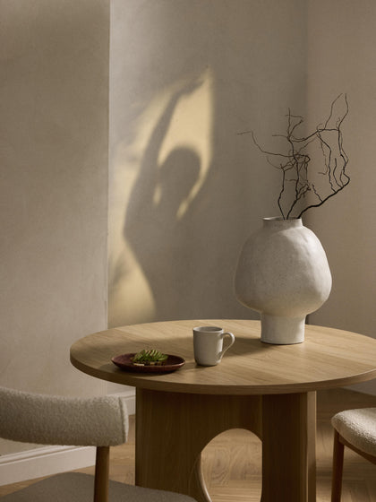 Westwing Jarrón Artesanal De Diseño De Gres Saki 40 Cm