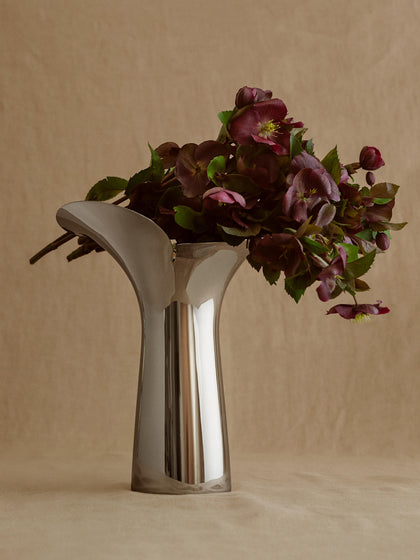 Westwing Jarrón De Acero Inoxidable Bloom Botanica 33 cm