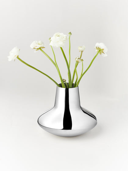 Westwing Jarrón De Acero Inoxidable Henning Koppel 22 cm