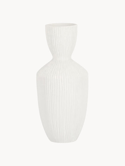 Westwing Jarrón De Cerámica De Diseño Striped 36 Cm