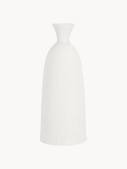 Westwing Jarrón de cerámica de diseño Striped 57 cm