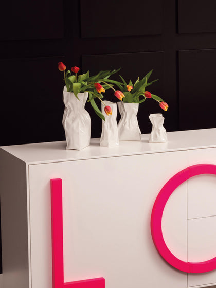 Westwing Jarrón De Porcelana De Diseño Adelaide 22 Cm