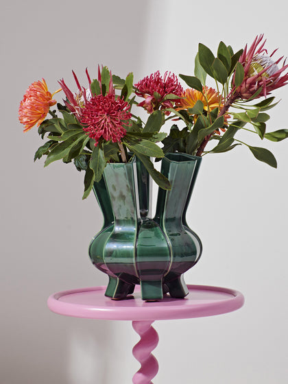 Westwing Jarrón De Porcelana De Diseño Puyi Al 34 cm