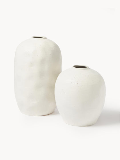 Westwing Jarrón De Suelo Grande De Gres Bruno 62 Cm