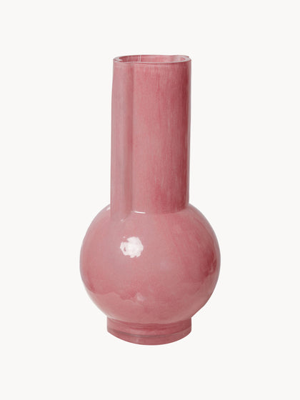 Westwing Jarrón De Vidrio De Diseño Flamingo Al 25 cm