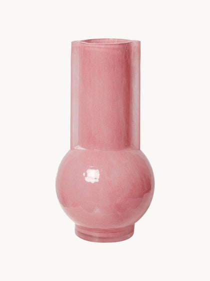 Westwing Jarrón de vidrio de diseño Flamingo Al 25 cm
