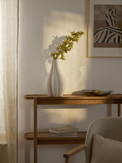 Westwing Jarrón Grande De Porcelana En 3D Melody 40 Cm