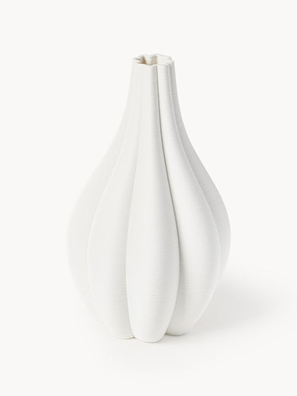 Westwing Jarrón grande de porcelana en 3D Melody 40 cm