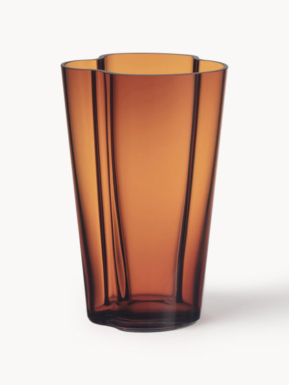 Westwing Jarrón soplado artesanalmente Alvar Aalto 22 cm