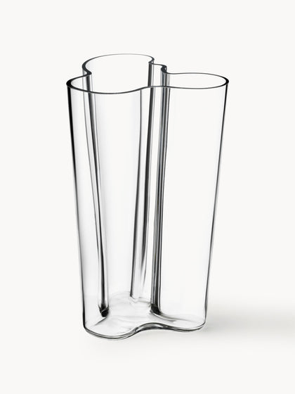Westwing Jarrón soplado artesanalmente Alvar Aalto 25 cm