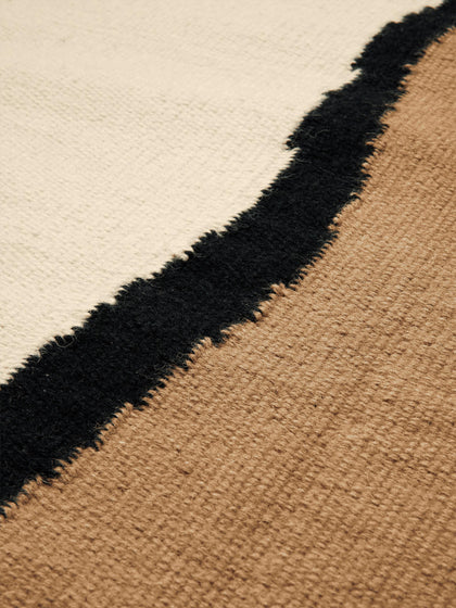 Westwing Kilim Corredor Artesanal De Lana Con Flecos Soil