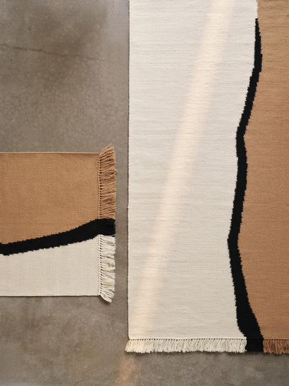 Westwing Kilim Corredor Artesanal De Lana Con Flecos Soil