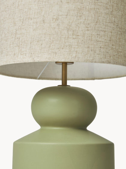 Westwing Lámpara De Mesa Grande De Cerámica Georgina