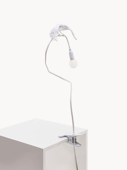 Westwing Lámpara de mesa grande regulable con pinza Sparrow