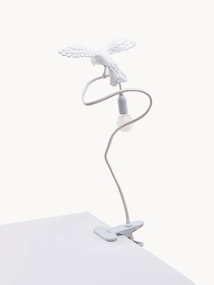 Westwing Lámpara de mesa grande regulable con pinza Sparrow
