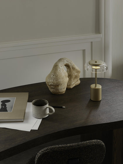 Westwing Lámpara De Mesa LED Pequeña Regulable Blossi Portátil