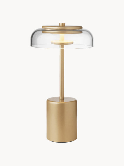 Westwing Lámpara de mesa LED pequeña regulable Blossi portátil