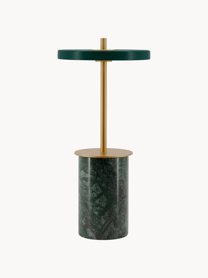 Westwing Lámpara De Mesa LED Pequeña Regulable De Mármol Asteria Portátil