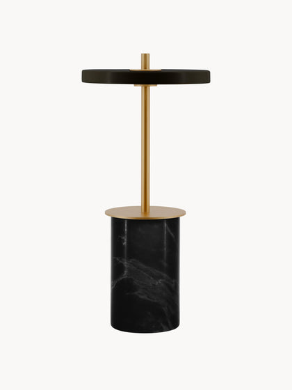 Westwing Lámpara De Mesa LED Pequeña Regulable De Mármol Asteria Portátil