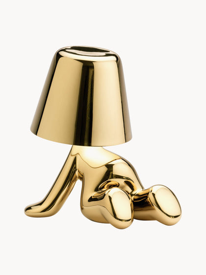 Westwing Lámpara De Mesa LED Pequeña Regulable Golden Brothers Ron