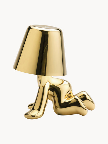 Westwing Lámpara De Mesa LED Pequeña Regulable Golden Brothers Ron