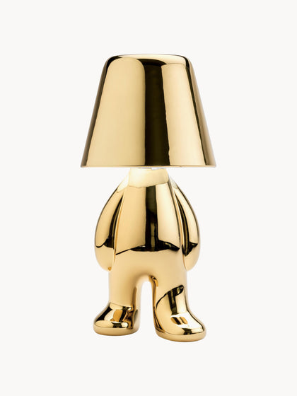 Westwing Lámpara De Mesa LED Pequeña Regulable Golden Brothers Tom