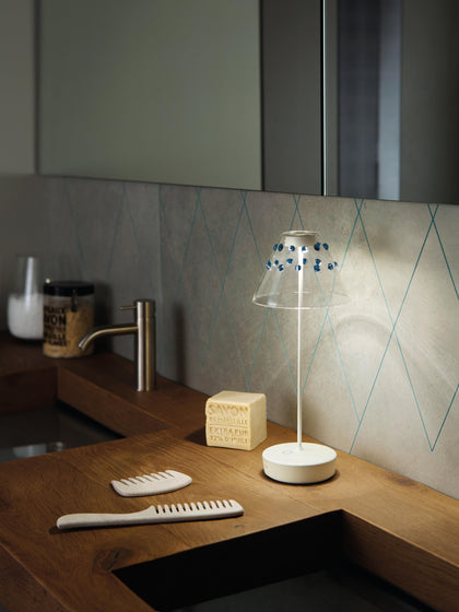 Westwing Lámpara De Mesa LED Pequeña Regulable Swap Pro Portátil