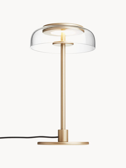 Westwing Lámpara De Mesa LED Pequeña Soplada Regulable Blossi Portátil