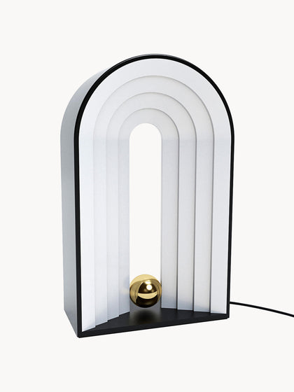 Westwing Lámpara De Mesa LED Regulable Con Disco Difusor Castellum