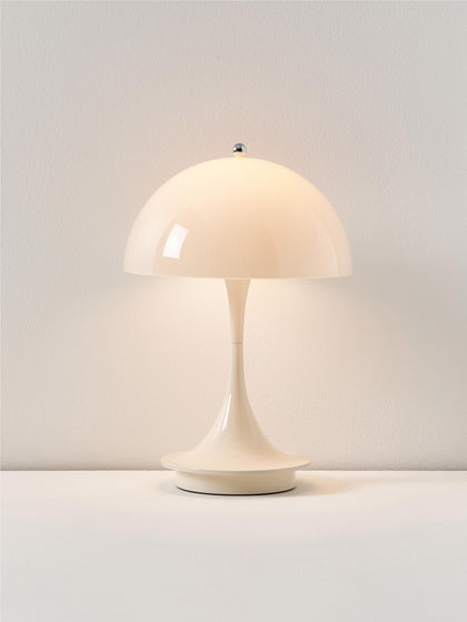 Westwing Lámpara De Mesa LED Regulable Panthella De Diseño Verner Panton 24 Cm Portátil