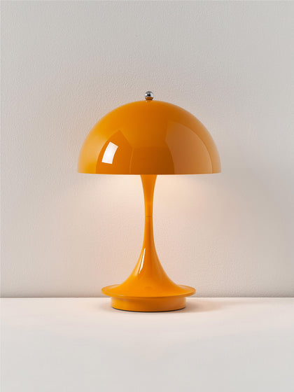 Westwing Lámpara De Mesa LED Regulable Panthella De Diseño Verner Panton 24 Cm Portátil