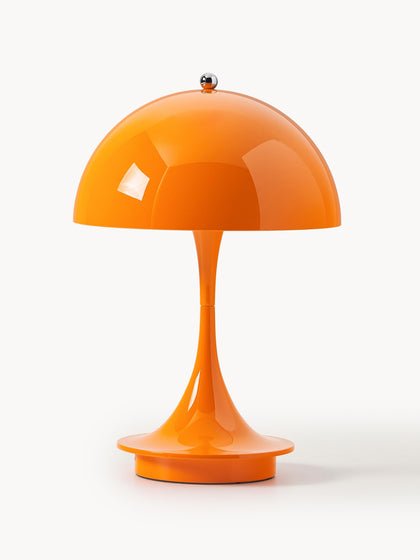 Westwing Lámpara de mesa LED regulable Panthella de diseño Verner Panton 24 cm portátil