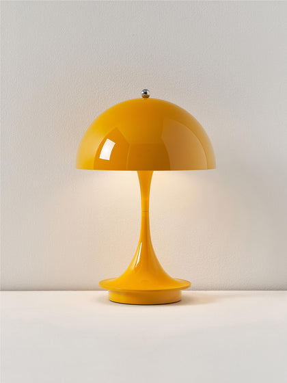 Westwing Lámpara De Mesa LED Regulable Panthella De Diseño Verner Panton 24 Cm Portátil