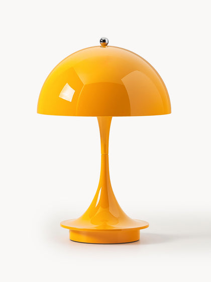 Westwing Lámpara de mesa LED regulable Panthella de diseño Verner Panton 24 cm portátil